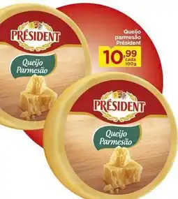 Carrefour President - queijo parmesao oferta