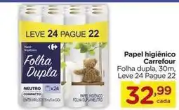 Carrefour Carrefour - papel higiênico oferta