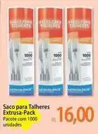 Pacote - saco para talheres