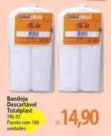 Atacadão Pacote - bandeja descartável totalplast oferta