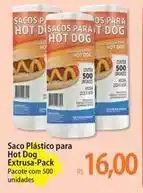 Atacadão Pacote - saco plástico para hot dog oferta