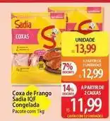 Atacadão Sadia - coxa de frango iqf congelada oferta