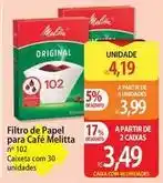 Atacadão Melitta - filtro de papel para cafe oferta