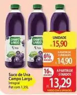 Atacadão Campo largo - suco de uva largo oferta