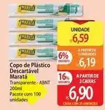 Atacadão Maratá - copo de plástico descartável oferta
