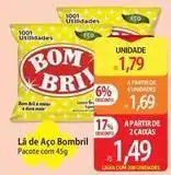 Atacadão Bombril - là de aço oferta