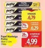 Atacadão Pratsy - papel manteiga oferta