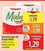 Atacadão Malu - guardanapo de papel oferta