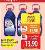 Atacadão Espumil - lava roupas líquido oferta