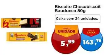 Bauducco - biscoito chocobiscuit