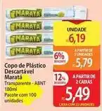 Atacadão Maratá - copo de plástico descartavel oferta