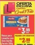 Max Atacadista Barilla - massa para lasanha com ovos oferta