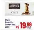 Max Atacadista Lacta - wafer amandita oferta