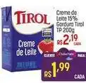 Muffato Tirol - creme de leite 15% gordura oferta