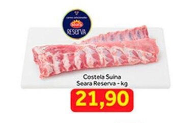 Shibata Supermercados Costela suina Seara Reserva 1kg oferta