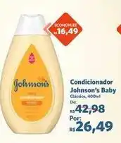 Sam's Club Johnson's - condicionador baby oferta