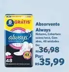 Sam's Club Always - absorvente oferta
