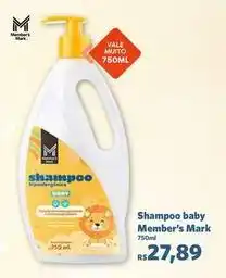Sam's Club Member's mark - shampoo baby oferta