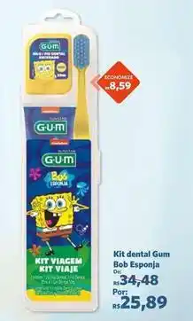 Sam's Club Gum - kit dental bob esponja oferta