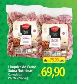 Atacadão Nutricional - linguiça de carne suína nutribras oferta