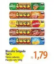 Atacadão Tuc's - biscoito salgado oferta