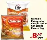 Max Atacadista Lar - frango a passarinho canção ou congelado oferta