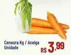 Max Atacadista Único - cenoura kg / acelga oferta
