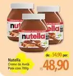 Nutella - creme de avelã pote com