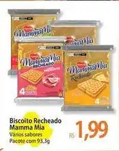 Atacadão Mamma mia - biscoito recheado oferta