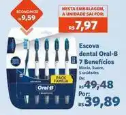 Sam's Club Oral-b - escova dental 7 beneficios oferta