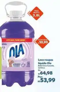 Sam's Club Ola - lava-roupas líquido oferta