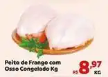 De - peito de frango com osso congelado