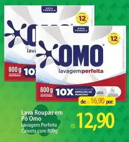 Atacadão Omo - lava roupas em pó lavagem perfeita oferta