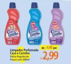 Atacadão Novo - limpador perfumado casa e carinho oferta