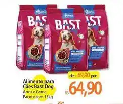 Atacadão Pacote - alimento para cães bast dog oferta