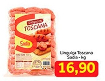 Shibata Supermercados Linguica Toscana Sadia 1kg oferta