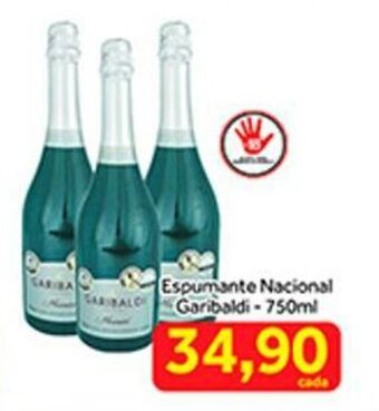 Shibata Supermercados Espumante Nacional Garibaldi 750ml oferta