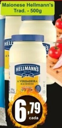 Maionese Hellmann's Trad 500g
