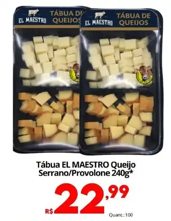 Tábua el maestro queijo serrano/provolone