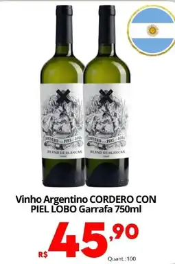 Althoff Supermercados Vinho Argentino Cordero Con Piel Lobo oferta
