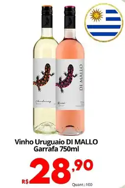 Althoff Supermercados Vinho Uruguaio Di Mallo oferta