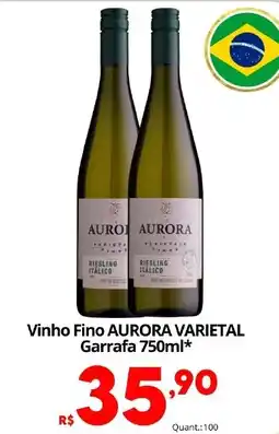 Althoff Supermercados Vinho Fino Aurora Varietal oferta