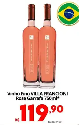 Althoff Supermercados Vinho Fino Villa Francioni Rose oferta