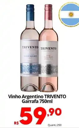 Althoff Supermercados Vinho Argentino Trivento oferta