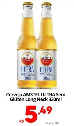 Althoff Supermercados Cerveja amstel ultra sem glúten long neck oferta