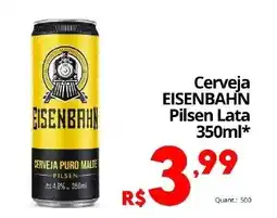 Althoff Supermercados Cerveja eisenbahn pilsen lata oferta