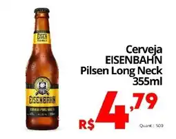 Althoff Supermercados Cerveja eisenbahn pilsen long neck oferta
