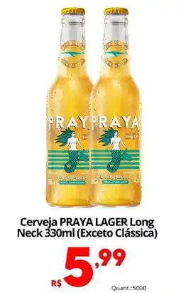 Althoff Supermercados Cerveja Praya lager long neck oferta