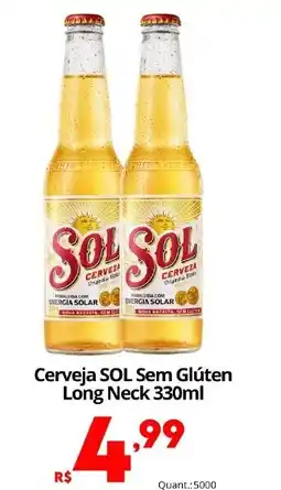 Althoff Supermercados Cerveja sol sem glúten long neck oferta