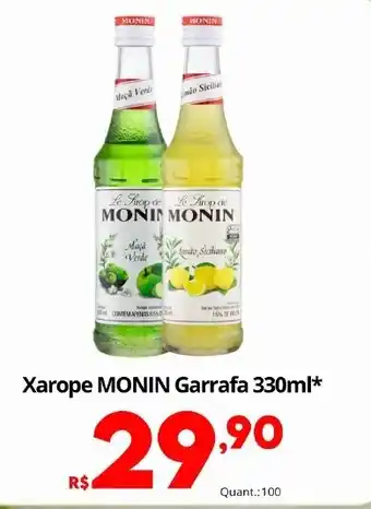 Xarope monin garrafa